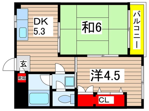 エクセル滝子の物件間取画像